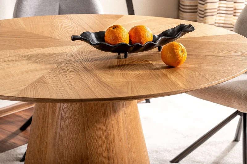 Stół okrągły 120 cm Angel dąb