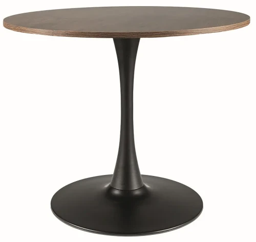 Stół Amadeo II orzech/czarny 90 cm