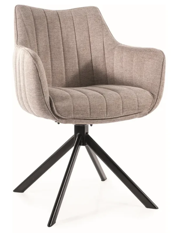 Krzesło tapicerowane Azalia Brego jasny beż .31