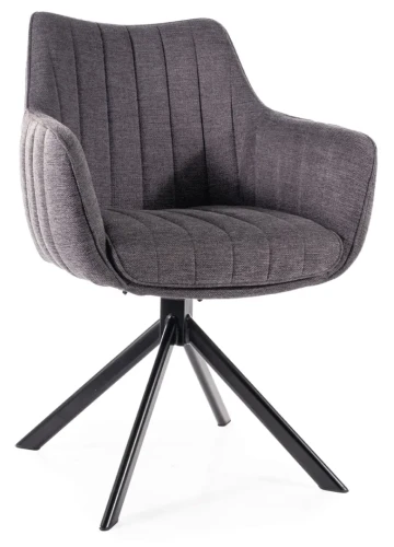 Krzesło tapicerowane Azalia Brego ciemny szary .18