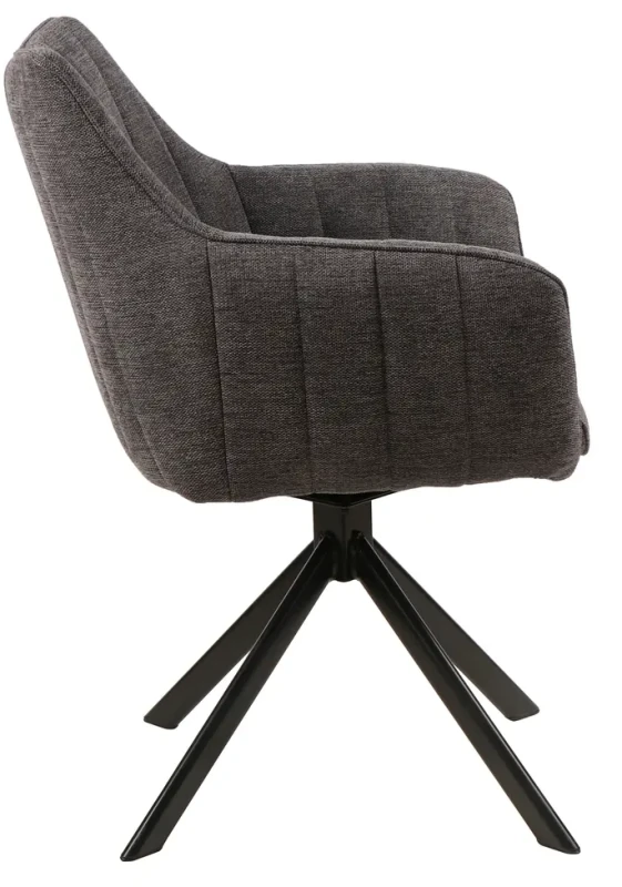 Krzesło tapicerowane Azalia Brego ciemny szary .18