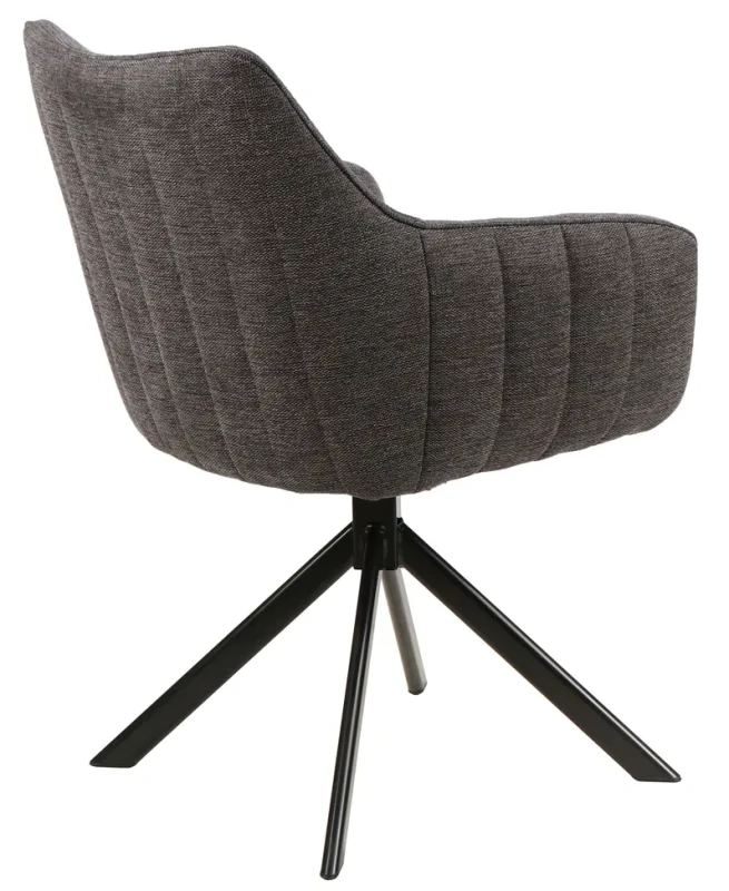 Krzesło tapicerowane Azalia Brego ciemny szary .18
