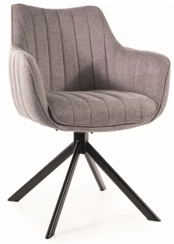 Krzesło tapicerowane Azalia Brego szary .07