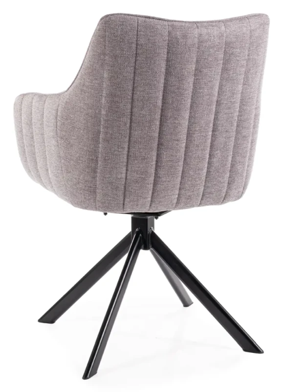 Krzesło tapicerowane Azalia Brego szary .07