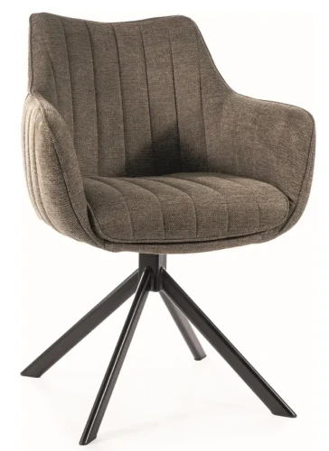 Krzesło tapicerowane Azalia Brego oliwka .77