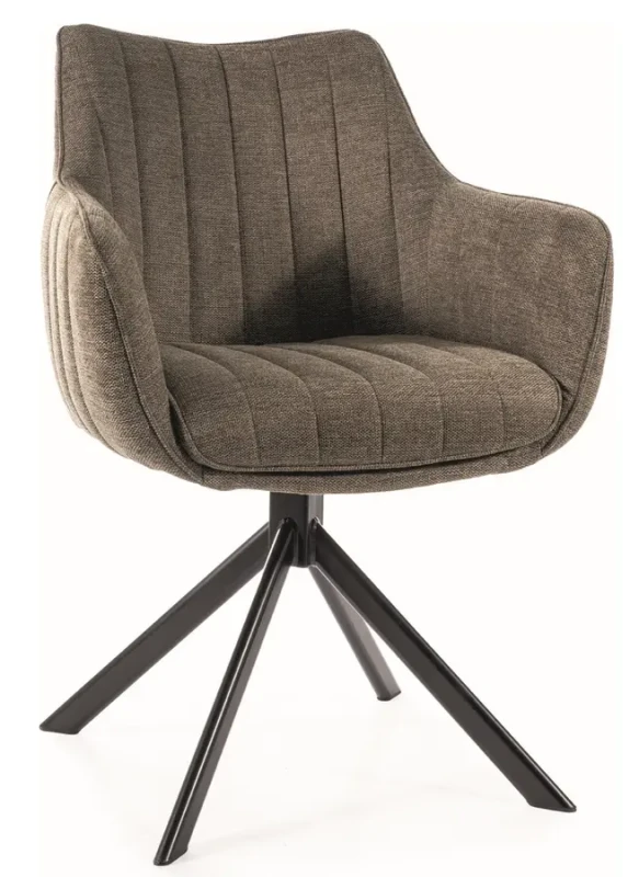 Krzesło tapicerowane Azalia Brego oliwka .77