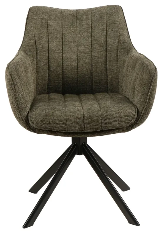 Krzesło tapicerowane Azalia Brego oliwka .77