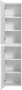 Zestaw mebli łazienkowych ICONIC WHITE A03 (słupek wysoki ICONIC WHITE 80-01-D-2D)
