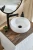 Zestaw mebli łazienkowych ICONIC WHITE A03 z szafką pod umywalkę 60 cm - 5 elementów