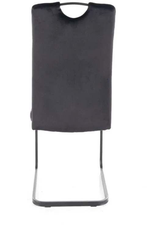 Krzesło tapicerowane Axo Velvet czarny Bluvel 19
