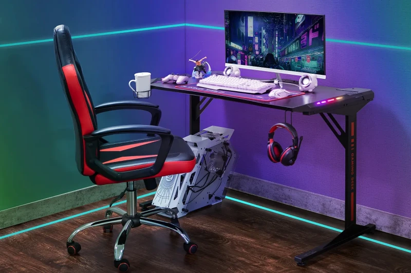 Biurko gamingowe B-216 czarny