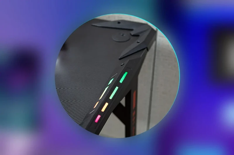 Biurko gamingowe B-216 czarny