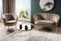 Fotel Camellia 1 Velvet beżowy