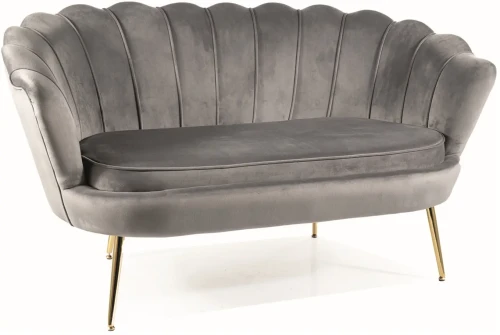 Sofa Camellia 2 Velvet szary