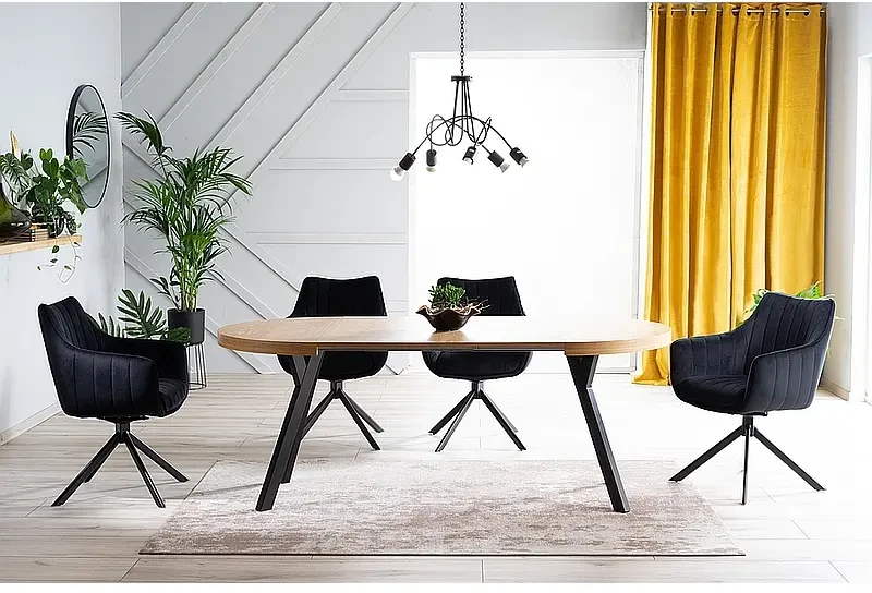 Stół rozkładany Domingo 100-250 cm okleina naturalna