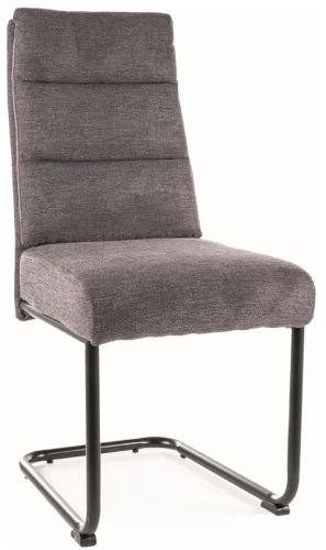 Krzesło tapicerowane Berry Brego ciemny szary .18