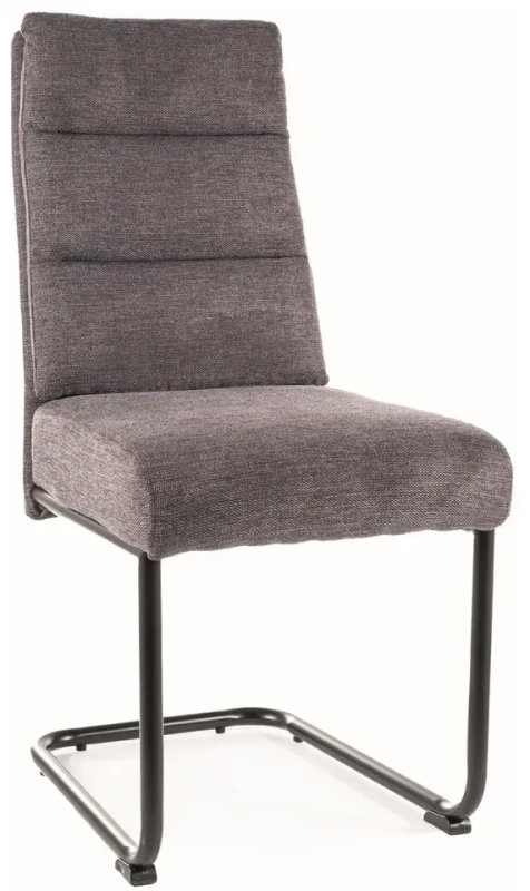 Krzesło tapicerowane Berry Brego ciemny szary .18
