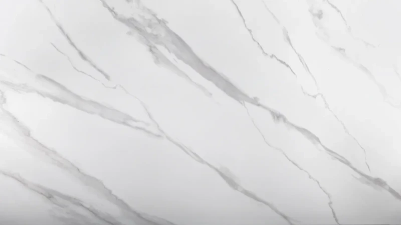 Stół Hermes 160x90 cm biały efekt marmuru/złoty