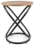 Stolik Eos E dąb artisan/czarny 45 cm