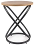 Stolik Eos E dąb artisan/czarny 45 cm