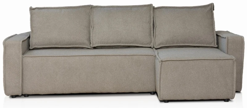 Narożnik kanapa Sozopol 260 cm tapicerowana z funkcją spania