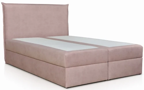 Łóżko kontynentalne Antonios 180x200 tapicerowane z pojemnikiem