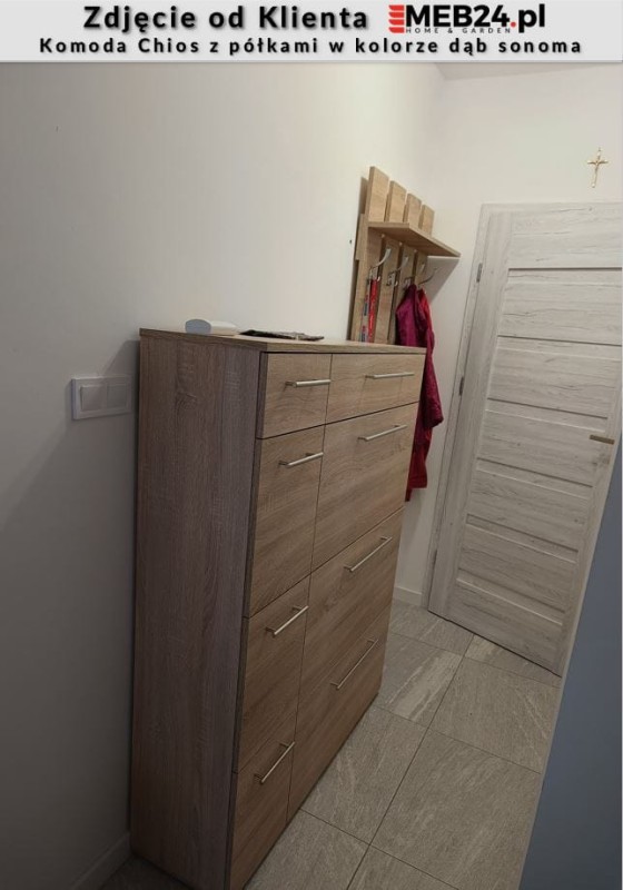 Komoda na obuwie Chios z półkami - zdjęcie od klienta