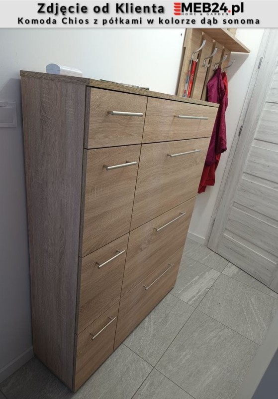 Komoda na obuwie Chios z półkami - zdjęcie od klienta