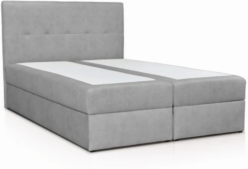 Łóżko kontynentalne Ignacy 160x200 tapicerowane z pojemnikiem