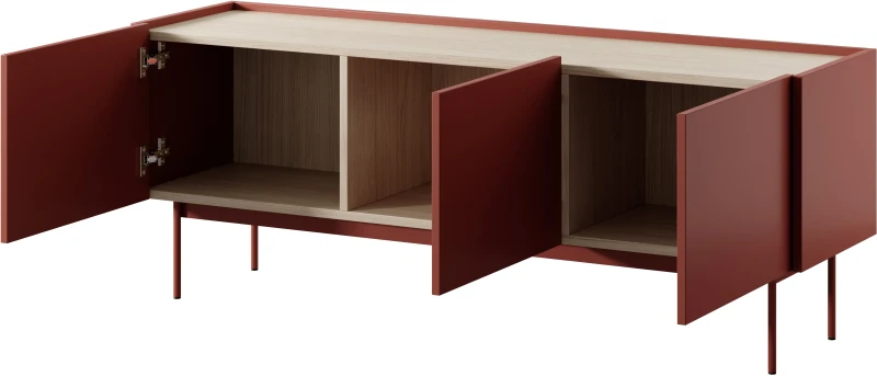 Szafka RTV Color 144 cm ceramic red