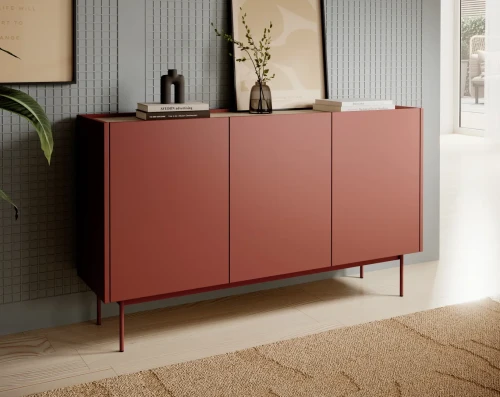 Komoda Color K-144 ceramic red