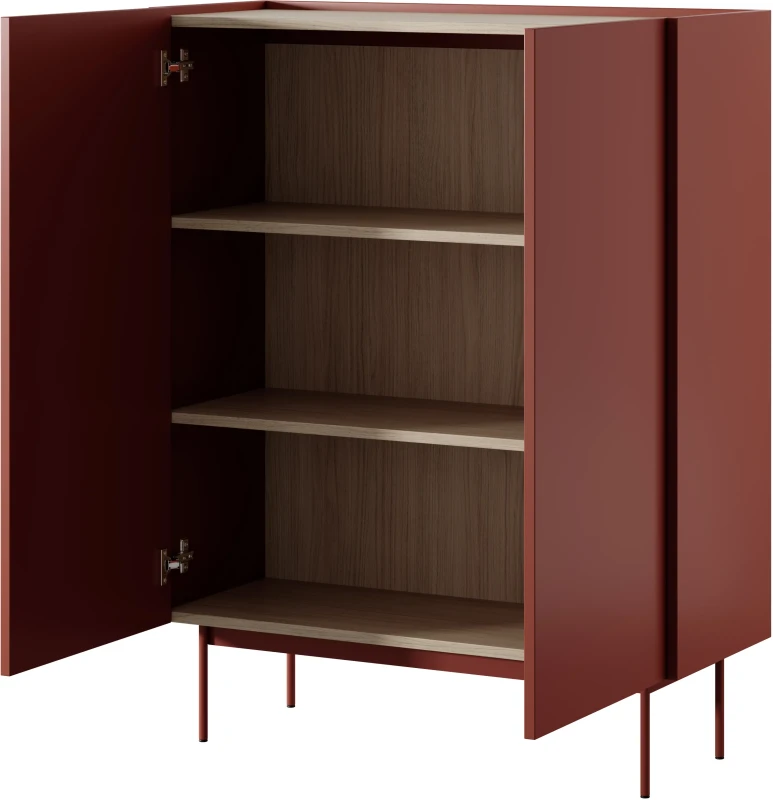 Komoda Color KD-97 ceramic red