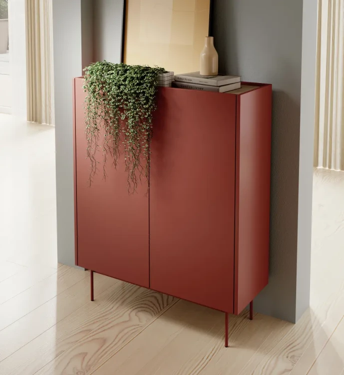 Komoda Color KD-97 ceramic red