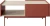 Stolik kawowy Color L-97 ceramic red