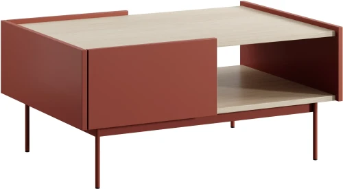 Stolik kawowy Color L-97 ceramic red