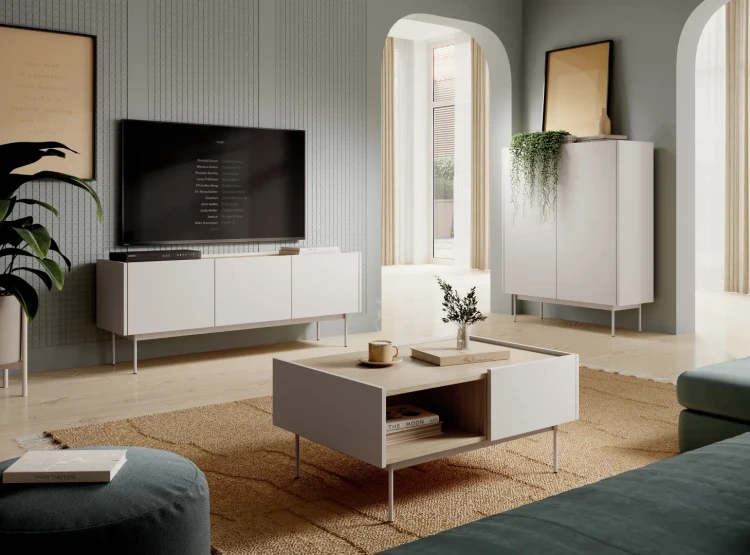 Szafka RTV Color 144 cm kaszmir