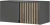 Nadstawka Nelly 2D 105 cm grafit/lamela artisan