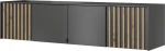 Nadstawka Nelly 4D 205 cm grafit/lamela artisan