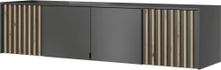 Nadstawka Nelly 4D 205 cm grafit/lamela artisan