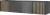 Nadstawka Nelly 4D 205 cm grafit/lamela artisan