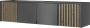 Nadstawka Nelly 4D 205 cm grafit/lamela artisan