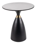 Ława Gemini 50 cm biały/czarny