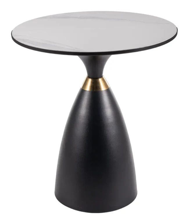 Ława Gemini 50 cm biały/czarny