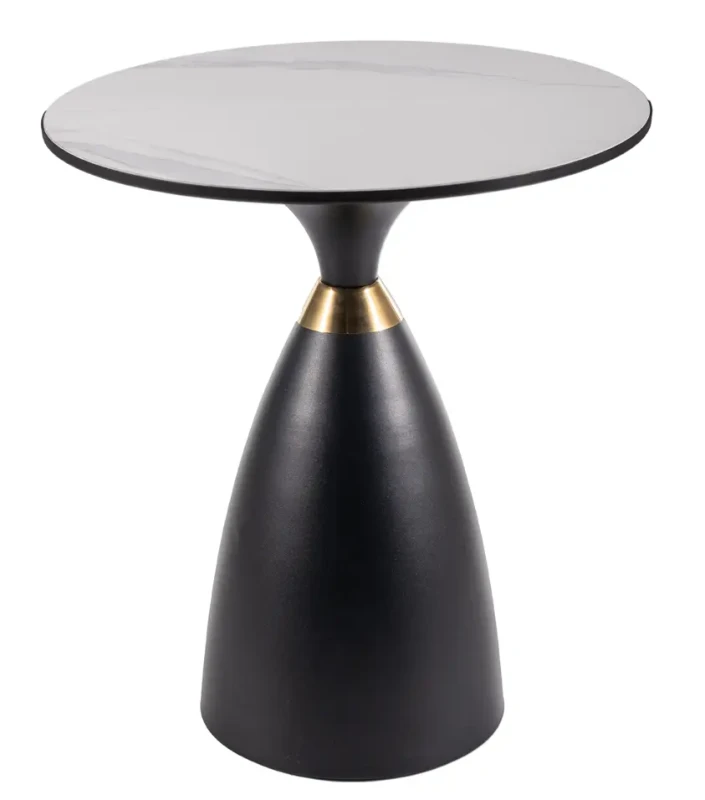 Ława Gemini 50 cm biały/czarny