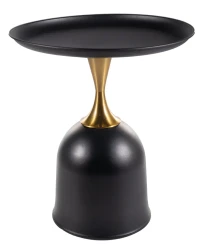 Ława Libra 51 cm czarny/złoty