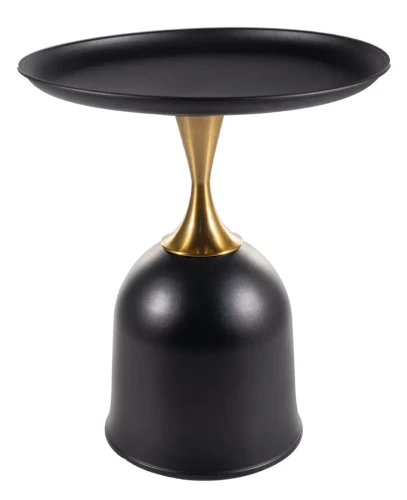 Ława Libra 51 cm czarny/złoty