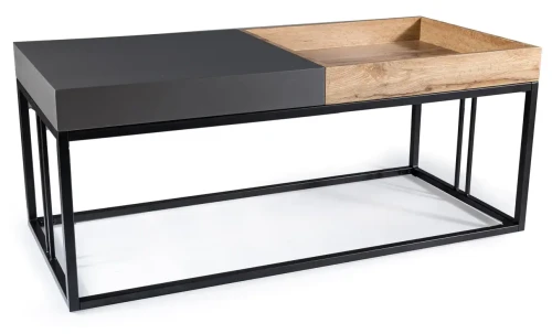 Ława Lunaria 110x50 cm dąb artisan/antracyt