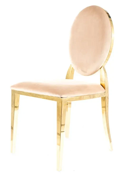 Krzesło tapicerowane King Velvet beżowy Bluvel 28