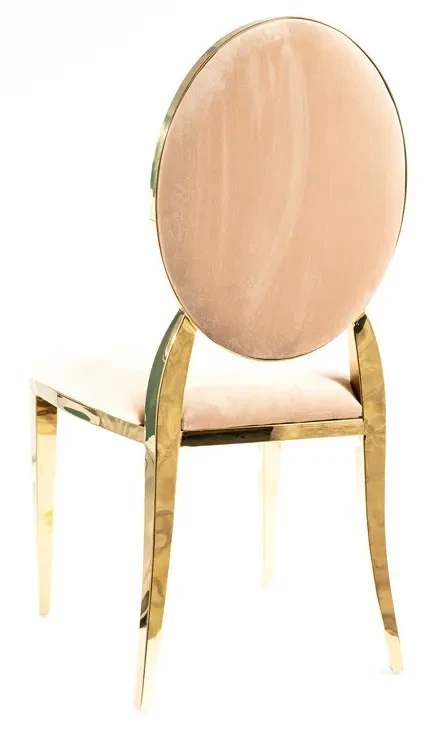 Krzesło tapicerowane King Velvet beżowy Bluvel 28