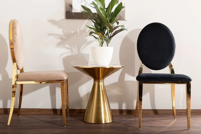 Krzesło tapicerowane King Velvet